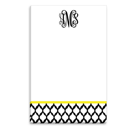 Black Lattice Notepads